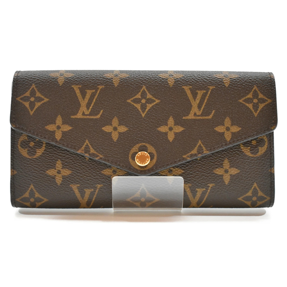 LOUIS VUITTON Portefeuille Sarah Long Wallet Monogram Brown